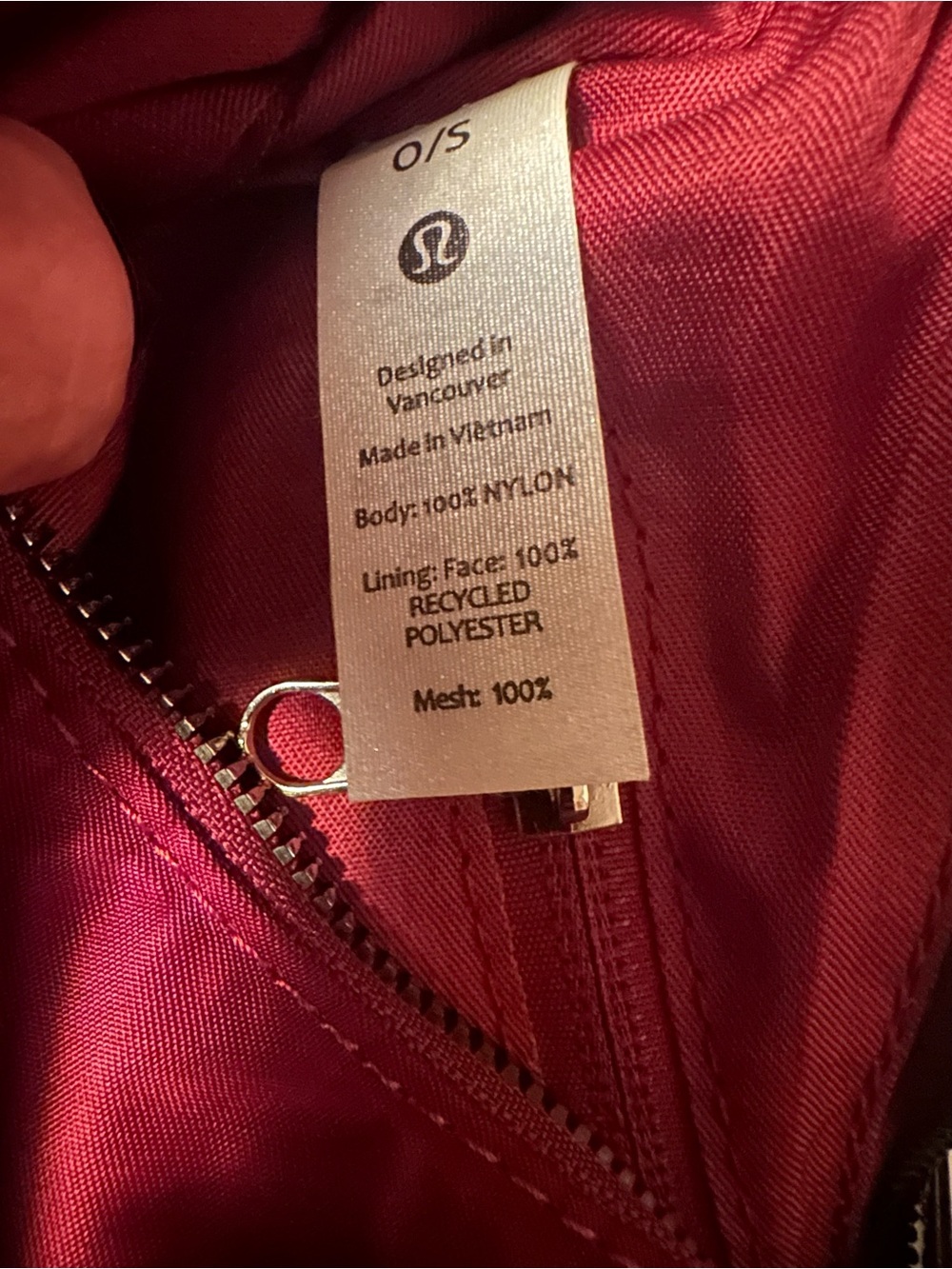 lululemon athletica Burgundy Shoulder Crossbody Bag - Picture 4 of 5